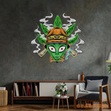 Addict Alien LED Neon Sign Light Pop Art