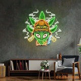 Addict Alien LED Neon Sign Light Pop Art