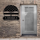Address USA Metal House Address Sign Vertical Address Number Sign Minimal Address Sign Home Number Housewarming Gift