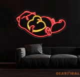 Adorable Cat Neon Sign - Custom Kitty LED Sign with Heart Cozy Pet Room Decor Cute Cat Lover Gift Bedroom Wall Art Neon