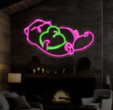 Adorable Cat Neon Sign - Custom Kitty LED Sign with Heart Cozy Pet Room Decor Cute Cat Lover Gift Bedroom Wall Art Neon