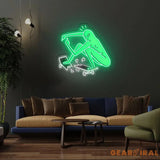 Alien On A Skateboard