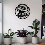 American Eagle Custom Metal Wall Art American Flag Wall Decor US Large Metal Eagle Wall Sign Patriotic Gift Custom