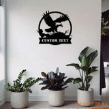 American Eagle Metal Wall Art American Flag Wall Decor US Large Metal Eagle Wall Sign Fourth of July Independence Day