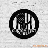 American Metal House Metal Sign Veteran Metal Sign Housewarming Outdoor Door Decor Patriotic Wall Art Perfect Gift for