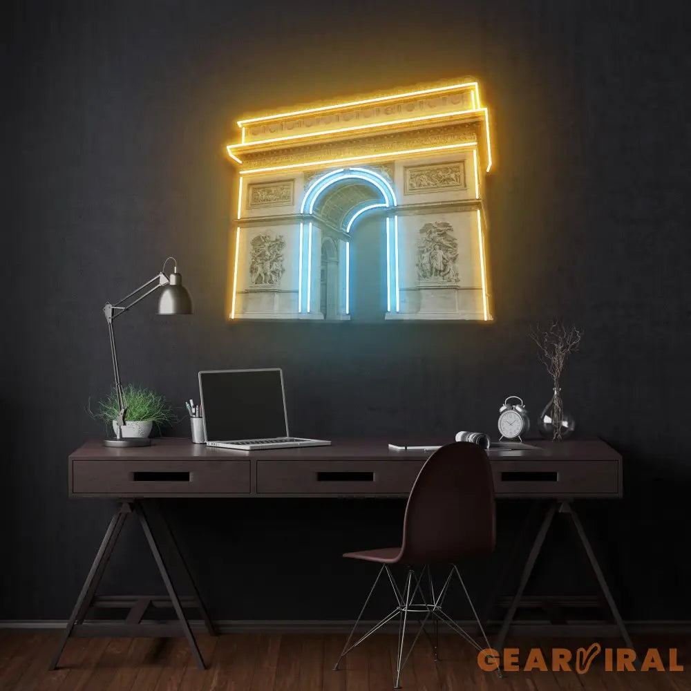 Arc de Triomphe Led Neon Acrylic Artwork