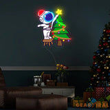 Astronaut Christmas 1 Led Neon Acrylic Artwork