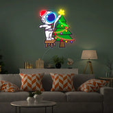 Astronaut Christmas 1 Led Neon Acrylic Artwork
