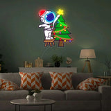 Astronaut Christmas 1 Led Neon Acrylic Artwork