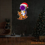 Astronaut Christmas 4 Led Neon Acrylic Artwork