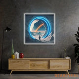 Astronaut Experiencing The Space LED Neon Sign Light Pop Art