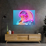 Astronaut Girl Led Neon Acrylic Artwork