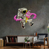 Astronaut Ice Cream Led Neon Acrylic Artwork