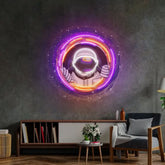 Astronauts Black Holes LED Neon Sign Light Pop Art