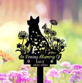Australian Cattle Dog Loss - Custom Memorial Dog Metal Sign Stake - Sympathy Gift - Cattle Metal Stake | GearViral