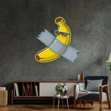 Banana Chilling Led Neon Acrylic Artwork