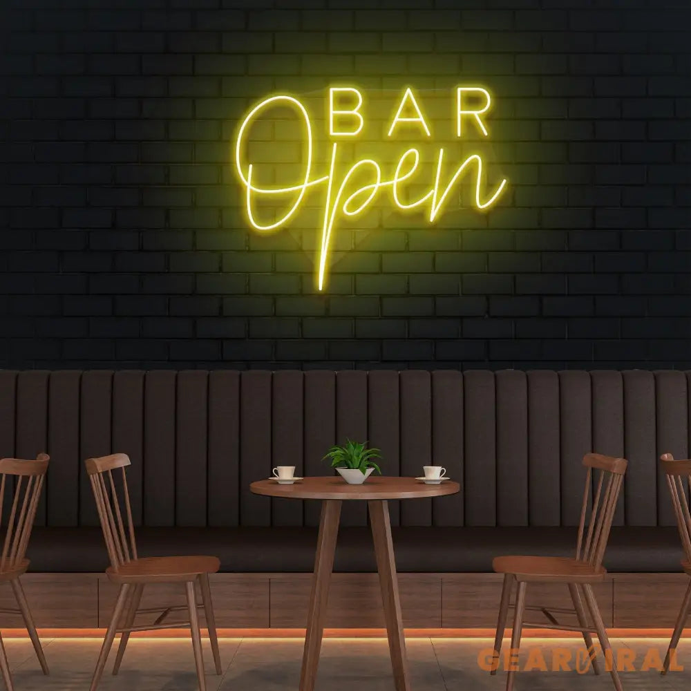 Bar Open Led Neon Sign Light
