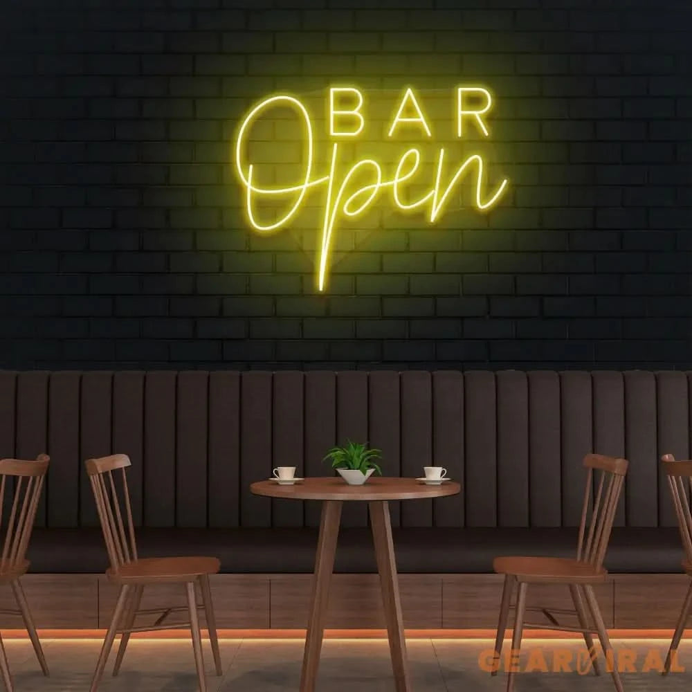 Bar Open Led Neon Sign Light