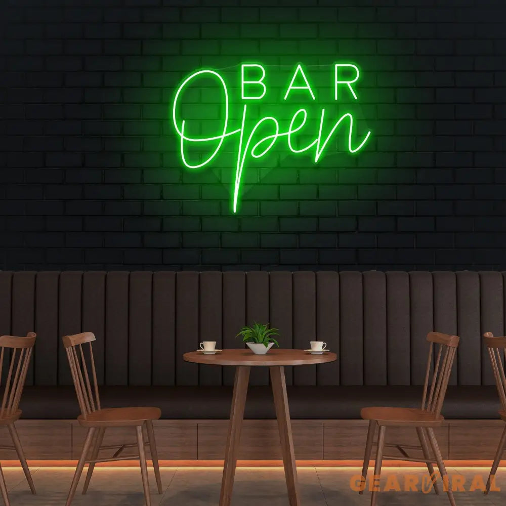 Bar Open Led Neon Sign Light