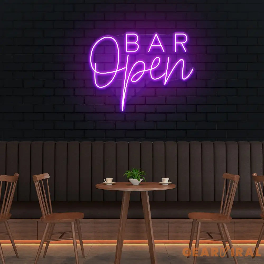 Bar Open Led Neon Sign Light