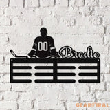 Baseball Custom Name Medal Hanger - Medal Display Sports Medals Kids Room Sports Decor Baseball Athletic Awards