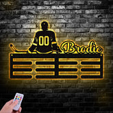 Baseball Custom Name Medal Hanger - Medal Display Sports Medals Kids Room Sports Decor Baseball Athletic Awards