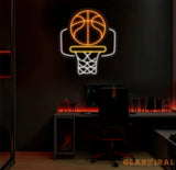 Basketball Hoop Neon Sign Personalized Basketball Sign Basketball Gift Basketball Room Decor Wall Gift For Boy
