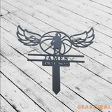 Basketball Memorial Grave Plaque Custom - Basketball Player Bereavement Grave Stake - Basketball Fan Grave Marker