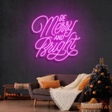 Be Merry And Christmas Neon Sign