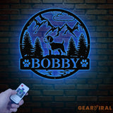 Beagel Metal Sign Custom Dog Name Sign Hunting Dog Custom Sign Beagel Wall Decor Dog Lovers Wall Art Pet Lover Gift Dog