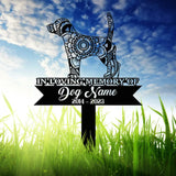 Beagle Mandala Garden Stake Metal Zentangle Dog Yard Art Pet Loss Memorial Custom Beagle Grave Marker Dog Sympathy Gifts