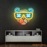 Bear Led Neon Acrylic Artwork