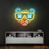Bear Led Neon Acrylic Artwork