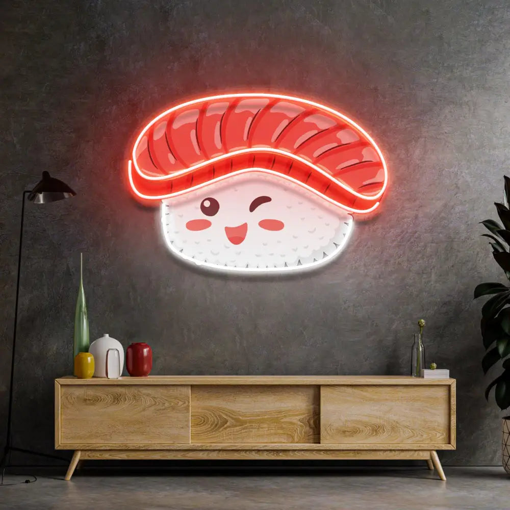 Beef Sushi Led Neon Acrylic Artwork