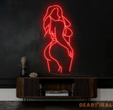 Bhubby Girl Body Neon Sign Girl Body Neon Sign Body Bedroom Neon Sign Bedroom Neon Lights Home Neon Lights Woman Wall