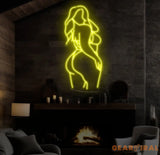 Bhubby Girl Body Neon Sign Girl Body Neon Sign Body Bedroom Neon Sign Bedroom Neon Lights Home Neon Lights Woman Wall