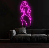 Bhubby Girl Body Neon Sign Girl Body Neon Sign Body Bedroom Neon Sign Bedroom Neon Lights Home Neon Lights Woman Wall
