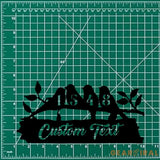 Bird Number Address Metal Sign Personalized Family Name Metal Sign Outdoor Door Decor Address Wall Art Perfect Gift for