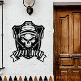 Boilermakers Metal Welder Sign Personalized Family Name Metal Sign Outdoor Door Decor Firefighter Wall Art Housewarming