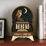 Books Read Tracker, Books Read This Year Counter, Bookshelf Counter with Name, Reading Challenge Counter, Book Lover Gift, Bookish Gift