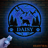 Border Colie Metal Sign Custom Dog Name Sign Sheep Dog Custom Sign Border Colie Wall Decor Dog Lovers Wall Art Pet