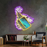 Bottle Bong LED Neon Sign Light Pop Art