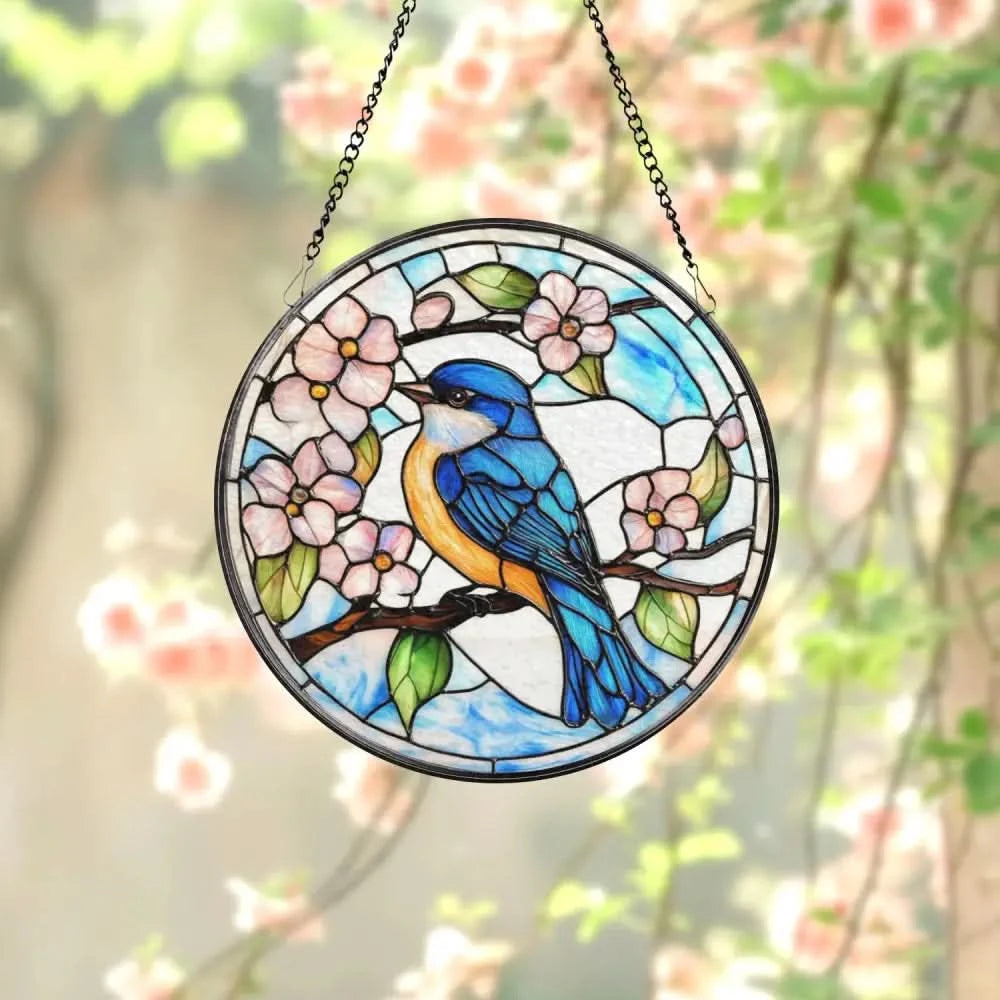 Brave the Dark Glass Suncatcher Fourth Wing Fantasy Ornament,Xaden Riorson Dragon Decor,Bookish Gift for Her Fan Art