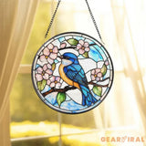 Brave the Dark Glass Suncatcher Fourth Wing Fantasy Ornament,Xaden Riorson Dragon Decor,Bookish Gift for Her Fan Art