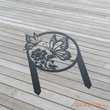 Butterfly Garden Stake Sign - Mother’s Day Gift - Outdoor Gift Idea For Mom - Metal Powder Coated Butterfly Yard Sign