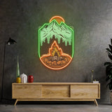 Campfire LED Neon Sign Light Pop Art