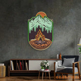 Campfire LED Neon Sign Light Pop Art