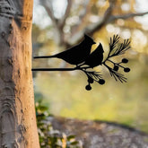 Cardinals Metal Bird Yard Garden Art Metal Yard Art Tree sign Memorial Sign Bird Lover Gifts Patio Decor Christmas Gifts