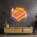Cassette Retro Led Neon Acrylic Artwork