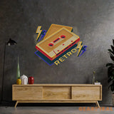 Cassette Retro Led Neon Acrylic Artwork